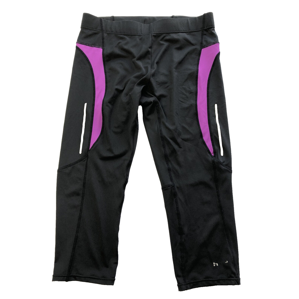 Women's Pants HIND size SMALL fitted Capri Workout Stretch easy care (ja41)